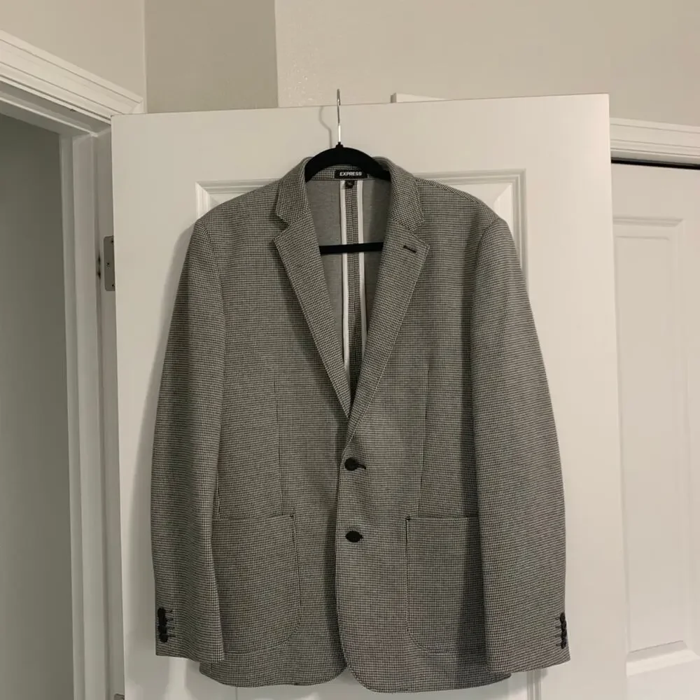 Express Men’s Luxe Comfort Soft Suit Jacket MSRP $248